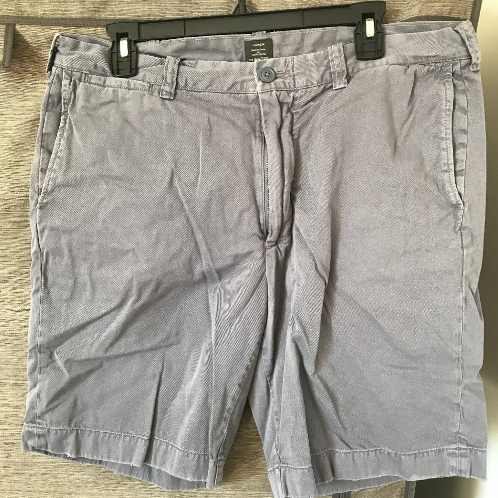 J. Crew men's grayish blue chino shorts size 35